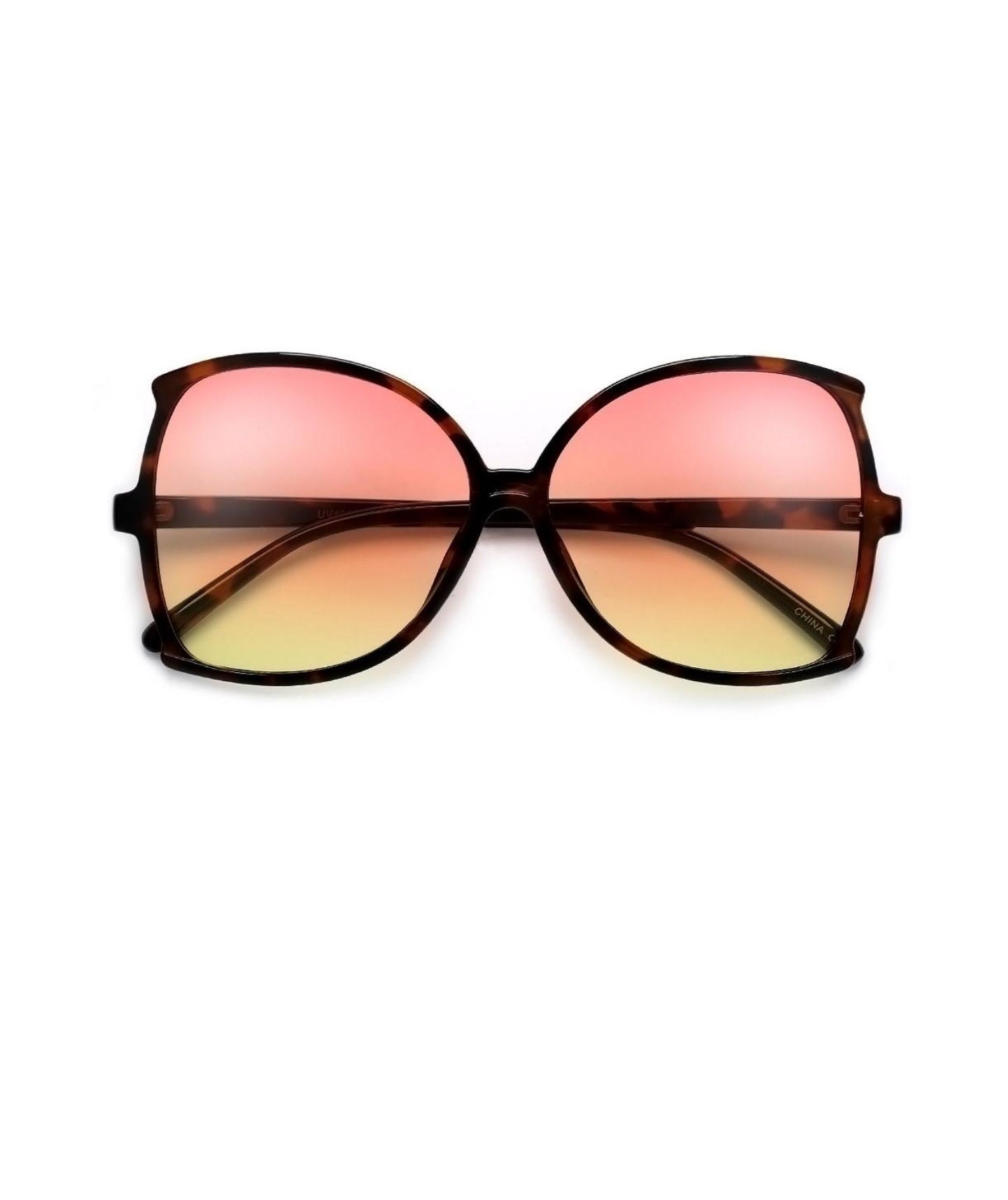 "Vicki" Oversize 62mm Women's Sophisicated Glam Butterfly Sunglasses