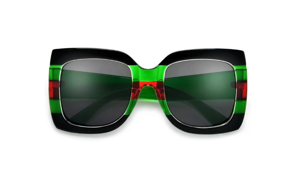 "BOSS" Bold, Chunky Glamour Sunglasses